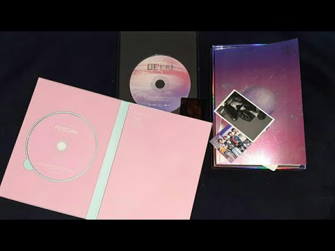 UNBOXING of BTS 's (Map of the soul persona version 1) + BTS World (Original sound track)