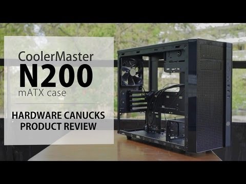 Cooler Master N200 USB 3.0 x1, USB 2.0 x2, Mic x1, Spk x1, Juodas, Micro ATX, Maitinimo šaltinis nėra video