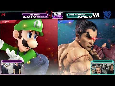 Gametek Night 2022.21 Losers Semi - ASU | Réhann (Luigi) Vs. ZEPHYR | ChirurChien (Kazuya)