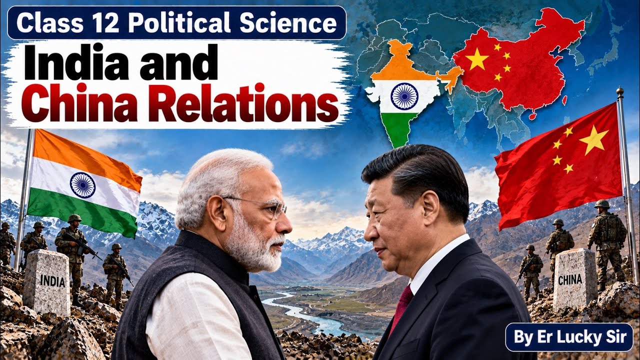 India China Relations   - Class 12 Political Science