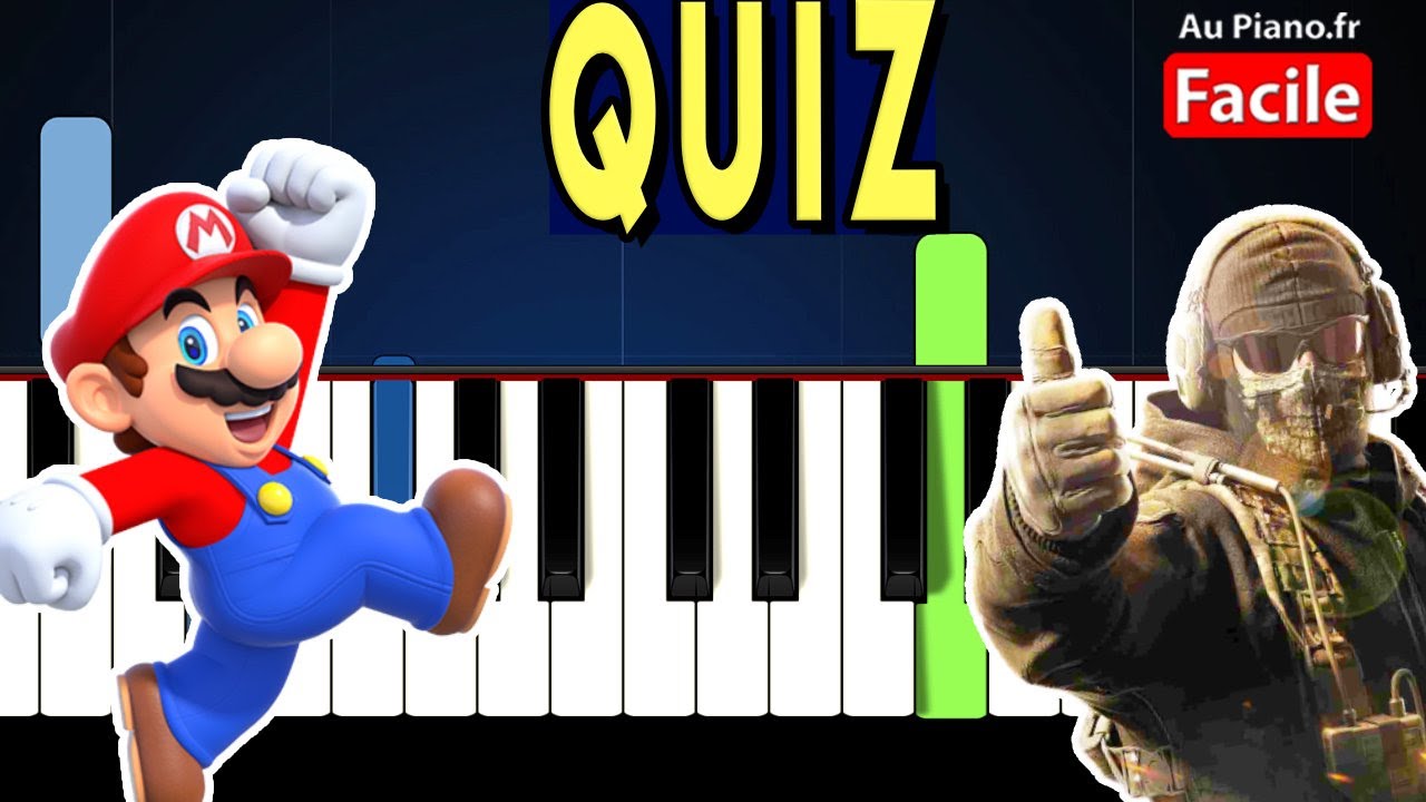 BEST VIDEO GAME MUSIC (Quiz Piano) Au Piano.Fr
