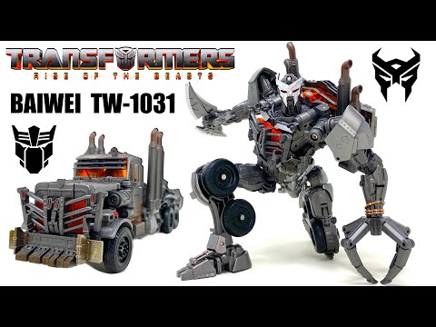 BAIWEI TW-1031 Transformers RISE OF THE BEASTS Leader SS101 SCOURGE Review