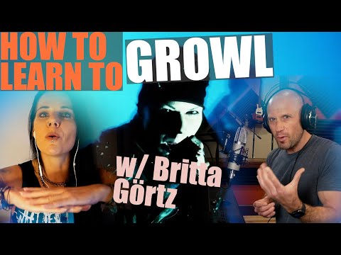 Come imparare a GROWL con la cantante estrema Britta Görtz (risonanza facciale, adattamento alla ...