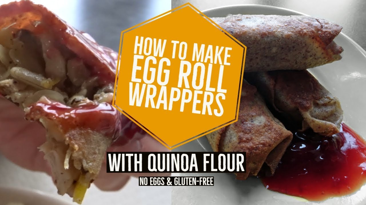 Make Your Own Egg Roll Wrappers From Scratch - Gluten-free Plant Based Recipe - YouTube