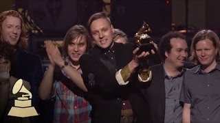 Arcade Fire accepting the GRAMMY for Album of the Year at the 53rd GRAMMY Awards | GRAMMYs