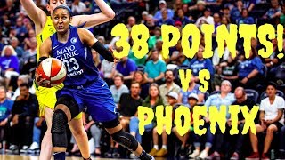 Maya Moore 38 POINTS vs Phoenix Mercury! GOAT!?!? Warm-up Footage and GAME WINNER!!!