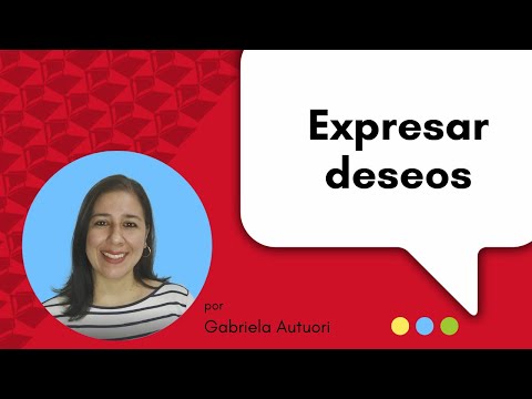 Expressar desejos  - Aula de espanhol grátis. TV La Bamba #49.