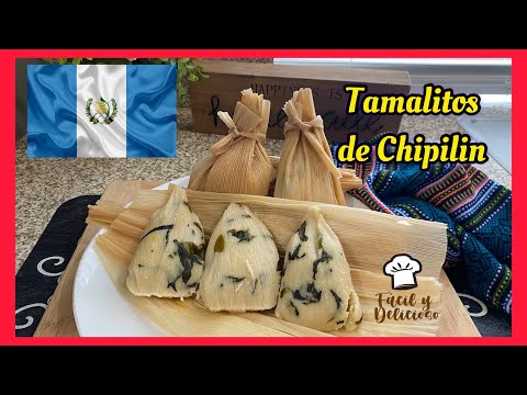 COMO HACER ? Tamalitos de Chipilin GUATEMALTECOS 🇬🇹 Receta FÁCIL , Comida Chapina TAMALITOS