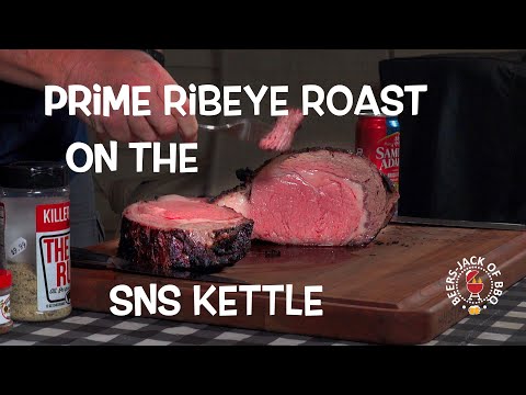 Slow 'N Sear Kettle Grill! Reversed Seared Prime Rib...