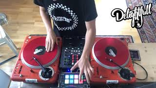 DJ DELightfull // Gang Starr - As I Read My S-A // Scratch DJ Beatjuggling Routine