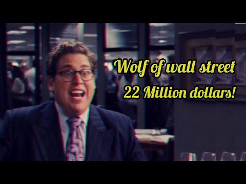 Wolf of wall street - 22 million dollars Edit