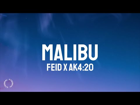 Feid x AK4:20 - Malibu (Letra/Lyrics)
