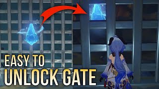 3 Easy Steps to Unlock this Gate (Lumenspar Inside) - Genshin Impact