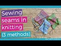 Sewing Seams In Knitting 3 Methods