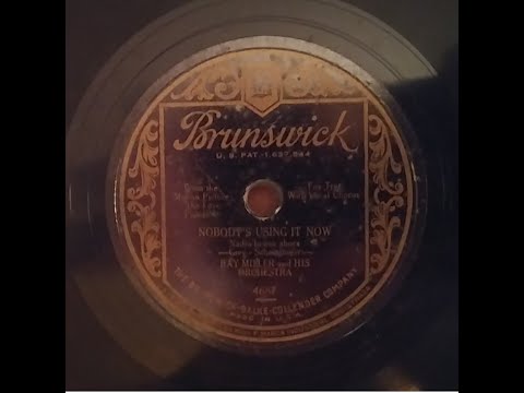 RAY MILLER - NOBODY'S USING IT NOW - Br 4687