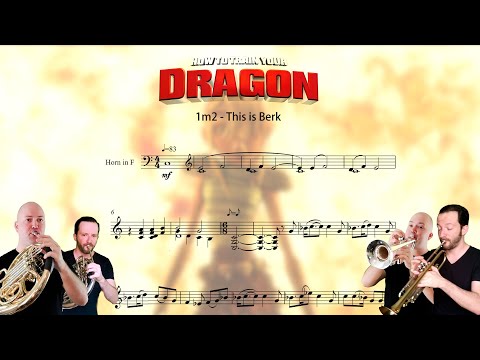 How To Train Your Dragon - This Is Berk || French Horn & Trumpet Cover