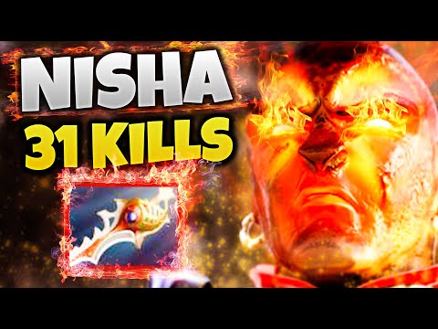Nisha turn in Monster mode 31 kills R.I.P SEA Dota