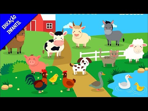 A Festa dos Animais da Fazenda ( Desenho Infantil )