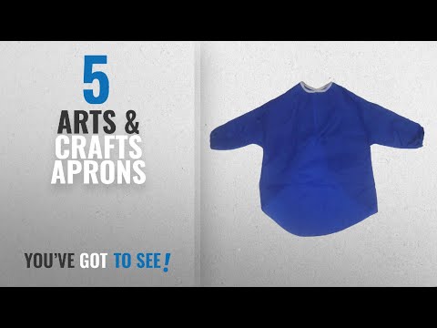 Top 10 Arts & Crafts Aprons [2018]: Childrens Kids Toddler Waterproof Play Apron - Painting,