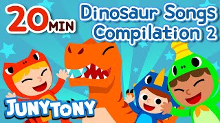 Dinosaur Songs Compilation 2 (20 min.) | The World's Best Dinosaur Songs | Kids Songs | KizCastle