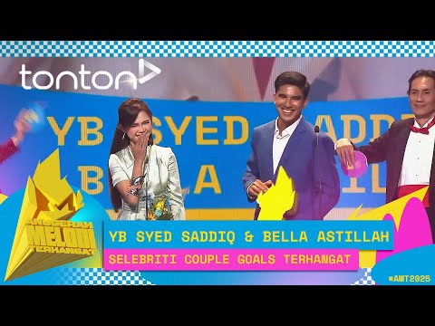 Selebriti Couple Goals Terhangat - Syed Saddiq & Bella Astillah | #AMT2025 | Tonton