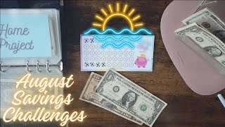 August Cash Stuffing No. 1 $216 | Savings Challenges