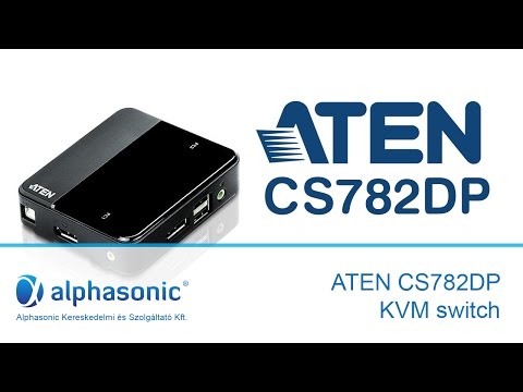 USB adapteris Aten US434 USB - USB Juodas (US434- AT) video
