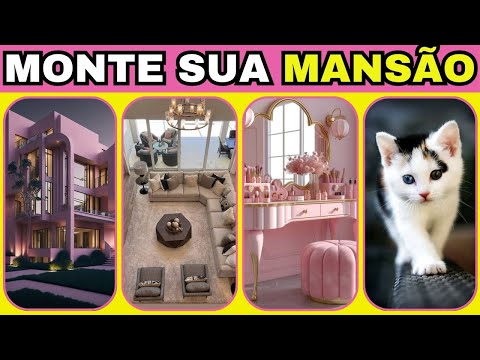 BUILD YOUR DREAM HOME! 🏡✨ Choose a Mansion, Pool, Car and More | Interactive Quiz 2025