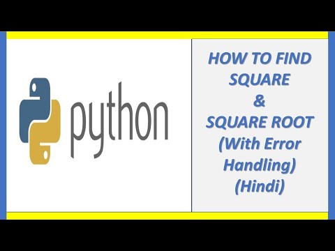 Python Projects Python Projects For Beginners Find Square And Square Root In Python Python