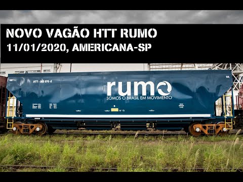 Novo Vagão HTT Rumo 11/01/2020