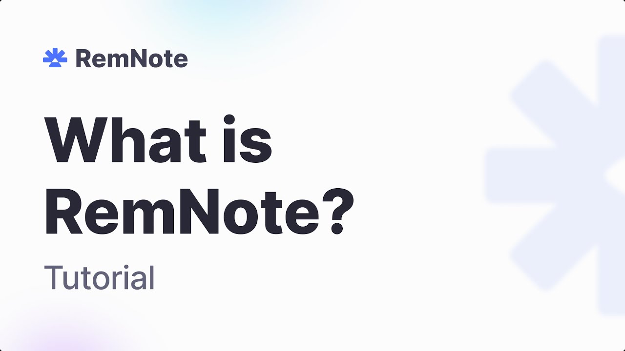 What is RemNote? - Get Started in 2 Minutes