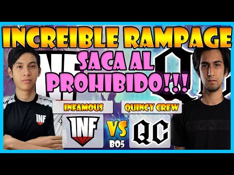 INFAMOUS VS QUINCY CREW BO5[GAME 1] GRAN FINAL - REALMS COLLIDE: THE BURNING DARKNESS - DOTA 2 PRO