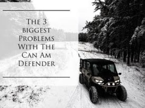 The New Can Am Defenders 3 biggest problems!