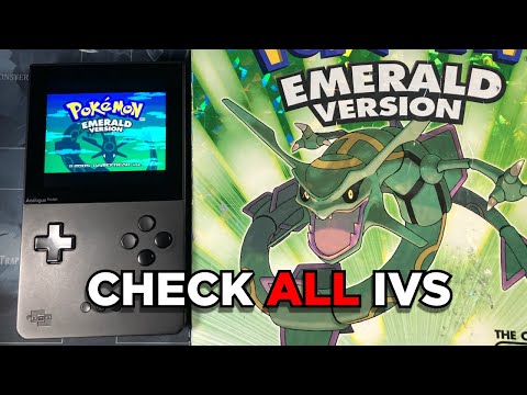 How to Accurately & Quickly Check IVs in Pokemon Emerald (Generation 3)
