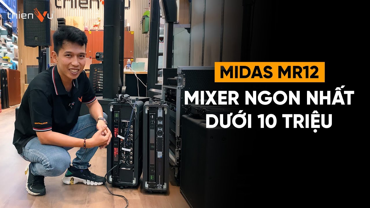 video MR12 Mixer Digital 12 Input Midas 0