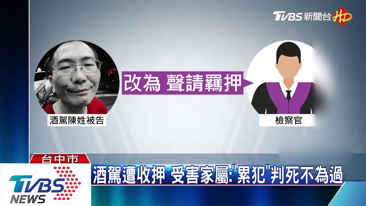 酒駕遭收押 受害家屬: 「累犯判死不為過」