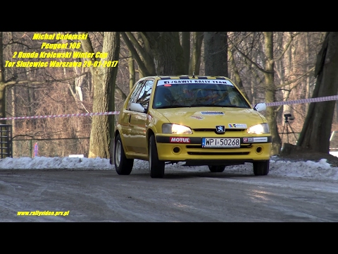 Michał Gadomski - Peugeot 106 - 2 Runda Królewski Winter Cup  Tor Służewiec Warszawa 29-01-2017