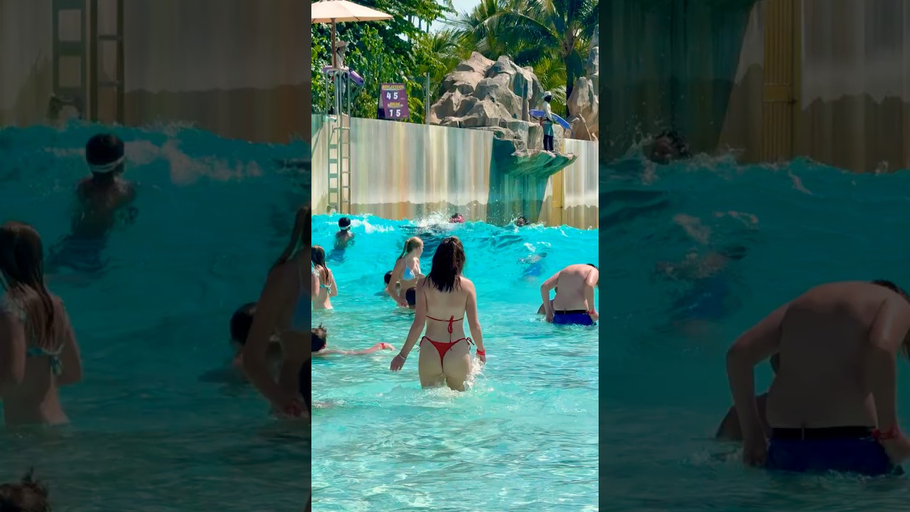 🇹🇭Water Park Swimming Pool Fun Summer Holiday Hot Day 20💦 #waterpark #swimmingpool