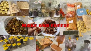 My Pre Ramadan Preparation 2024 \ Make and Freeze Ramadan Recipes