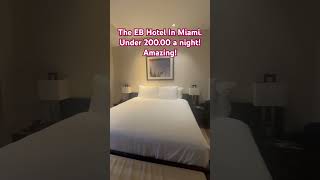 Our must go to Miami Hotel. The EB Hotel Miami. room and rates! #cruise #hotel #miami