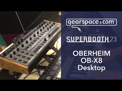 Oberheim OB-X8 Desktop - Gearspace @ Superbooth 2023