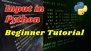 How to Take User Input in Python | Beginner Tutorial