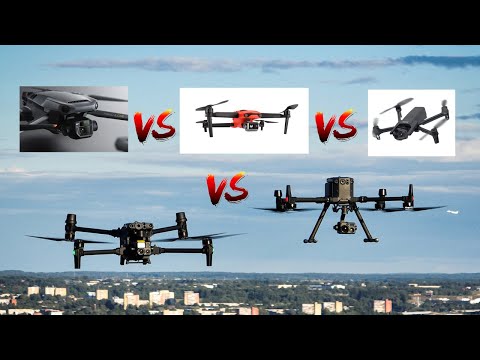 Comparing Mavic 3, Matrice 30T, Matrice 300 RTK, Autel Evo 2 Ent., Parror Anafi USA