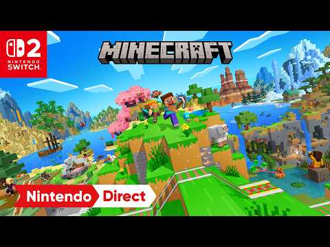 Minecraft arrive cette année sur Nintendo Switch 2 !