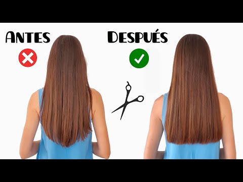 How to cut straight hair at home ✅