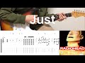 Radiohead - Just (guitar cover with tabs & chords)