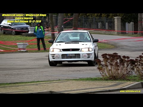 Włodarczyk Łukasz / Włodarczyk Kinga - Subaru Impreza - Super OeS Sękowa 15-12-2019