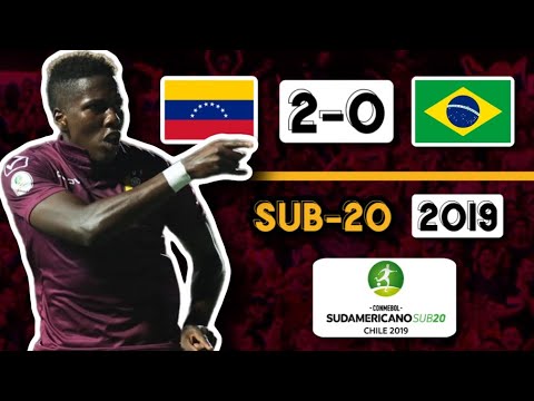 🇻🇪 VENEZUELA 2-0 BRASIL 🇧🇷 | Sudamericano Sub-20 2019 🇨🇱