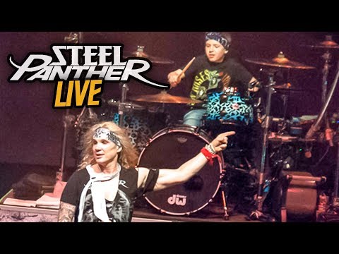 HOT FOR TEACHER, LIVE - 10 year old drummer w/Steel Panther