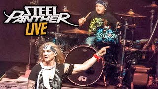 HOT FOR TEACHER, LIVE - 10 year old drummer w/Steel Panther